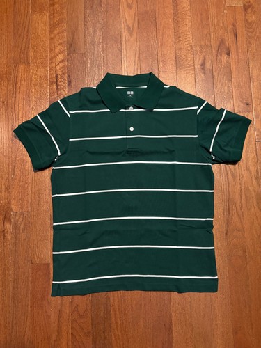 Polo uniqlo verde con righe - uniqlo,