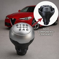 Pomello cambio Giulia nero 3D