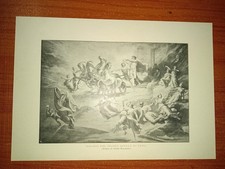 Stampa. Sipario del Teatro Apollo di Roma (Pittura di Cesare Fracassini), 1900