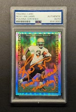 RICKY WILLIAMS Rookie Auto