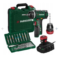 Trapano Avvitatore Parkside + Batteria+ Caricabatteria PBSA 12 E4  12 V