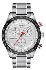 Montre pour homme Tissot T-Sport PRS 516 chronographe cadran blanc T100.417.11.0