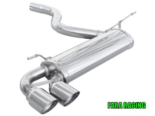 Scarico finale 2x80 racing - scarico,