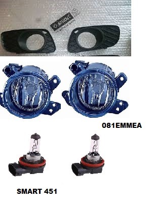 Kit fendinebbia griglie e - griglie,