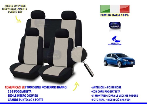 Fodere coprisedili fiat - coprisedili, grande