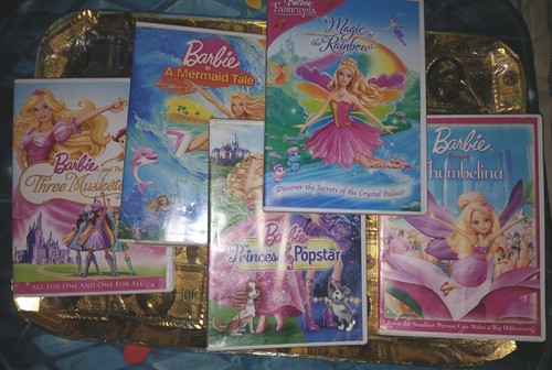 Lot barbie dvd a - 5, dvd's