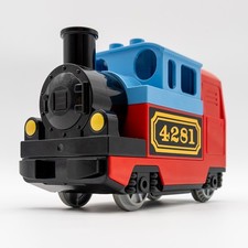 LEGO DUPLO Push & Go locomotiva a vapore 4281 rosso blu treno locomotiva treno
