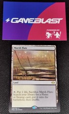 MTG Marsh Flats English - Modern Horizons 2 - Rare Black White Fetch Land Magic