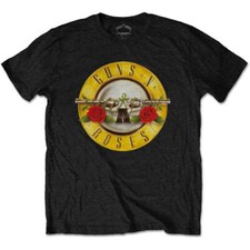 T-shirt Guns N Roses logo classico UFFICIALE