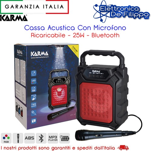 Cassa acustica con microfono - cassa,