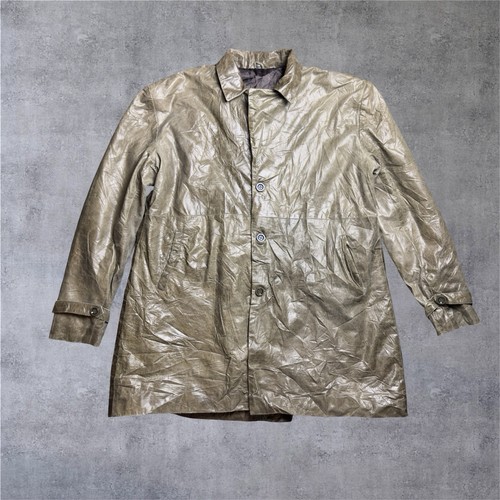 Cappotto lungo vintage verde