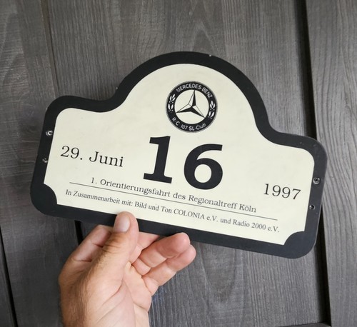 Insegna rally auto epoca - insegna,