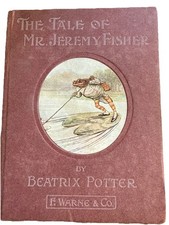 Vintage 1906 The Tale of Mr. Jeremy Fisher by Beatrix Potter 1st Edition