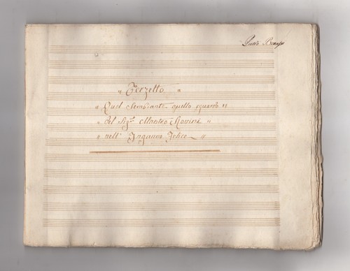 Rossini gioacchino manoscritto - rossini,