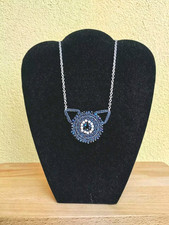 Collana Con Ciondolo Uncinetto