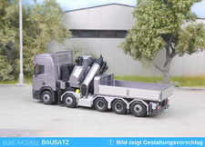 EM219 1:87 Kit di montaggio gru di carico 5 assi camion con pianale