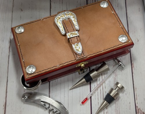 Set accessori vino scatola - set,
