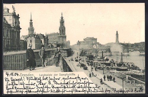 Cartolina dresda luogo di - dresda,,