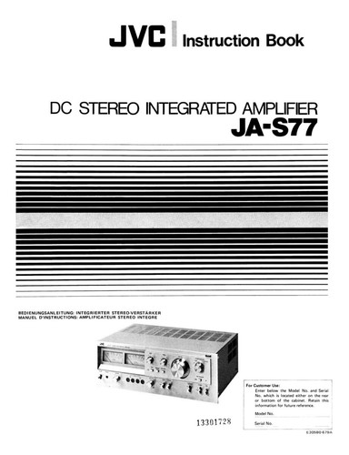 Jvc s77 amplificatore - ja-s77,