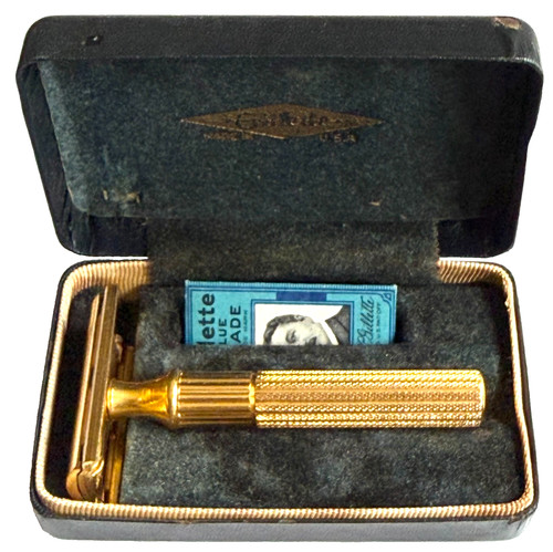 Rasoio custodia vintage - e,
