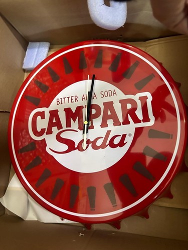 Orologio pubblicitario campari - pubblicitario,