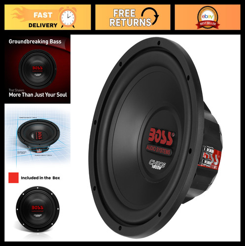 Subwoofer auto 1500w max - 10",