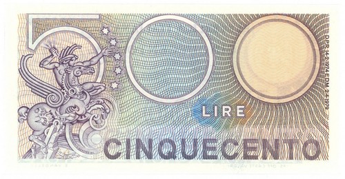 500 lire biglietto - biglietto, di