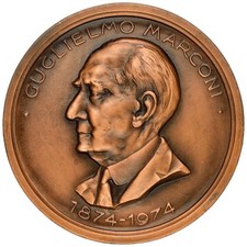 Medaglia guglielmo marconi - guglielmo,