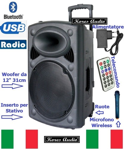Cassa bluetooth altoparlante - cassa,