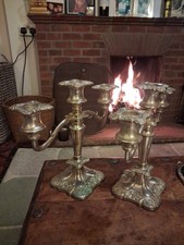 Coppia di candelabri vintage