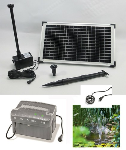 Pompa solare batteria set - batteria,