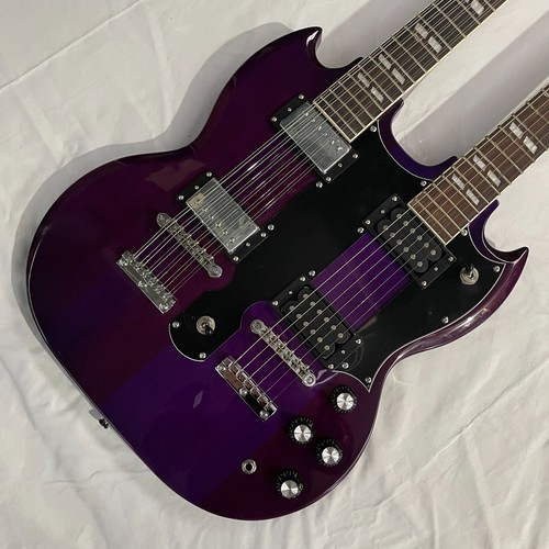 Chitarra elettrica viola