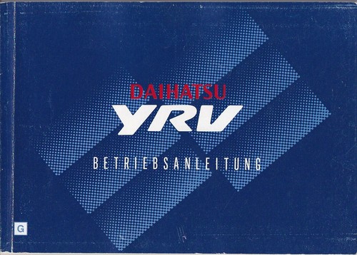 Daihatsu yrv manuale - daihatsu,