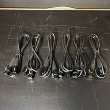 CAVO DMX 512 3 POLI CABLATO cavo xlr  L.1,5mt 6 Pezzi