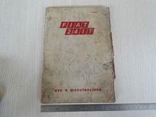 MANUALE USO MANUTENZIONE ORIGINALE FIAT 241T 241 CAMION 1971