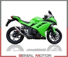 Terminale di Scarico GPR DEEPTONE INOX Omologato KAWASAKI NINJA 300 R 2012 2016