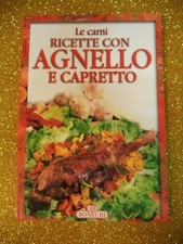 Book Libro le carni ricette con AGNELLO E CAPRETTO Bonechi (A41)