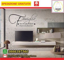 Adesivi murali frasi famiglia