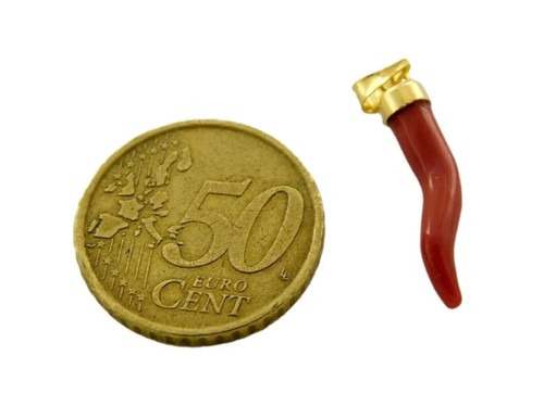 Pendente charm corno - e,