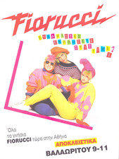 Pubblicità FIORUCCI Jeans originale 1988 vintage rara stampa!!