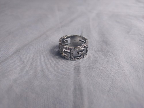 Gucci anello argento - g, uk