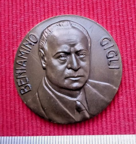 Beniamino gigli medaglia - gigli, -medaglia