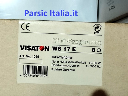 Visaton 8 ohm - 17,