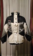 Tuta da sci donna, bianca e nera, Gigi Rizzi, taglia 42