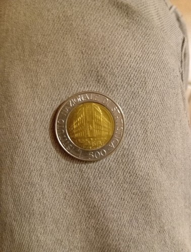 500 lire bimetalliche - 500,