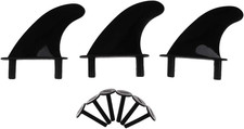 SBS Soft Top Surfboard Fin Set