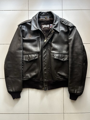 Schott vintage leather jacket - schott,