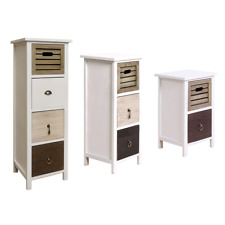 Mobili Rebecca Comodino Mobile bagno Varie Misure Legno Marrone Vintage Camera