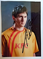 Messi Autographed Photo 