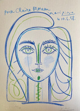 Pablo picasso litografia coa - pablo,